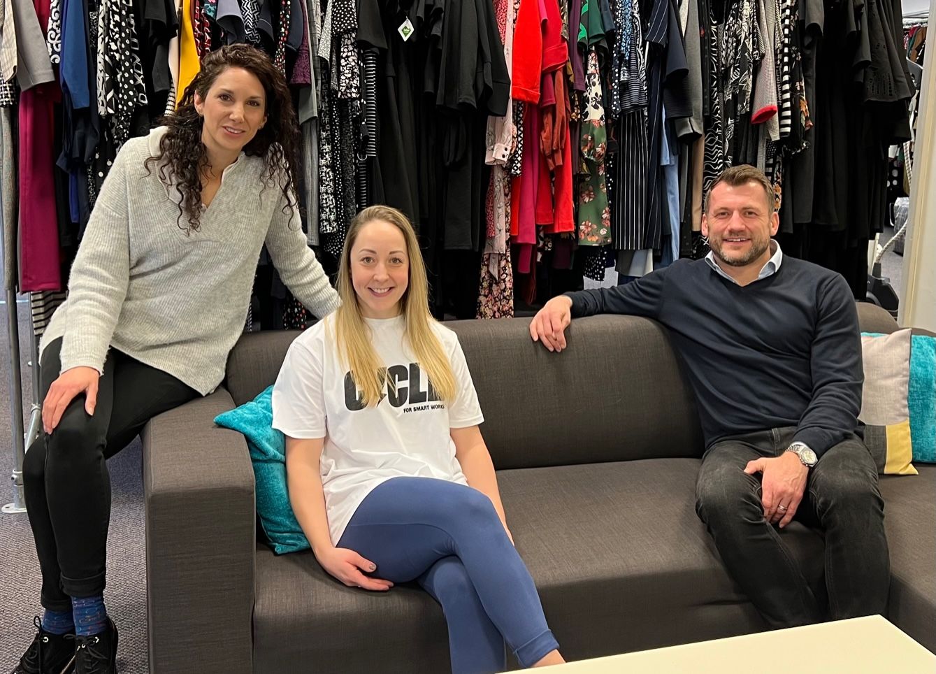 Two sporting stars help broadband provider raise funds for women's