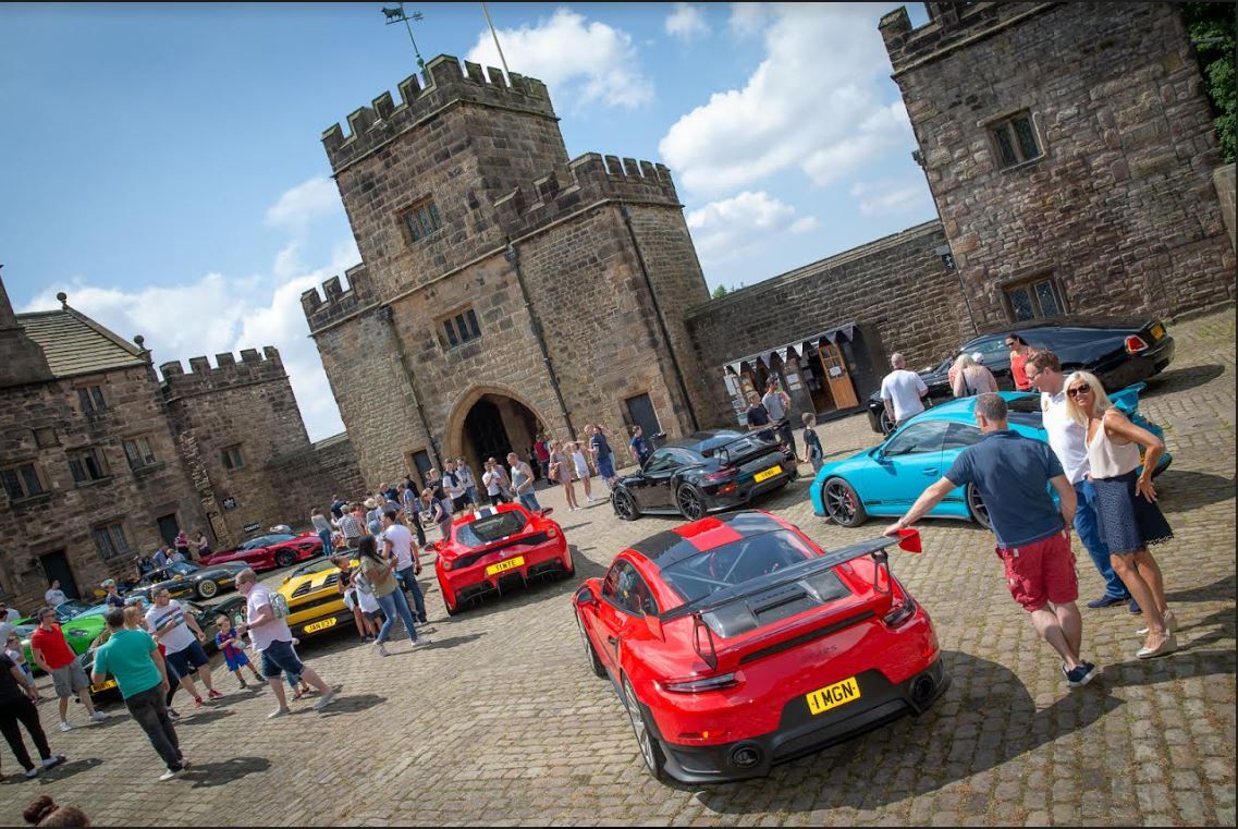 Supercars are heading to Hoghton Tower for Derian House
