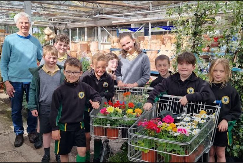 Garden centre donates plants to  Chester school gardening club