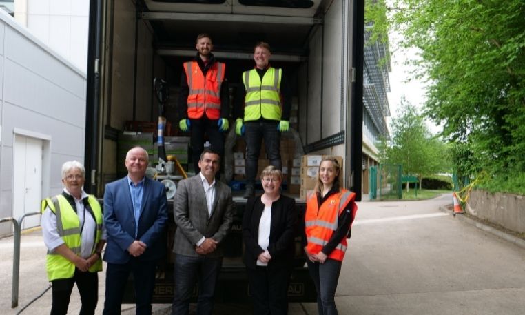 Caerphilly free school meal deliveries helped by Willmott Dixon