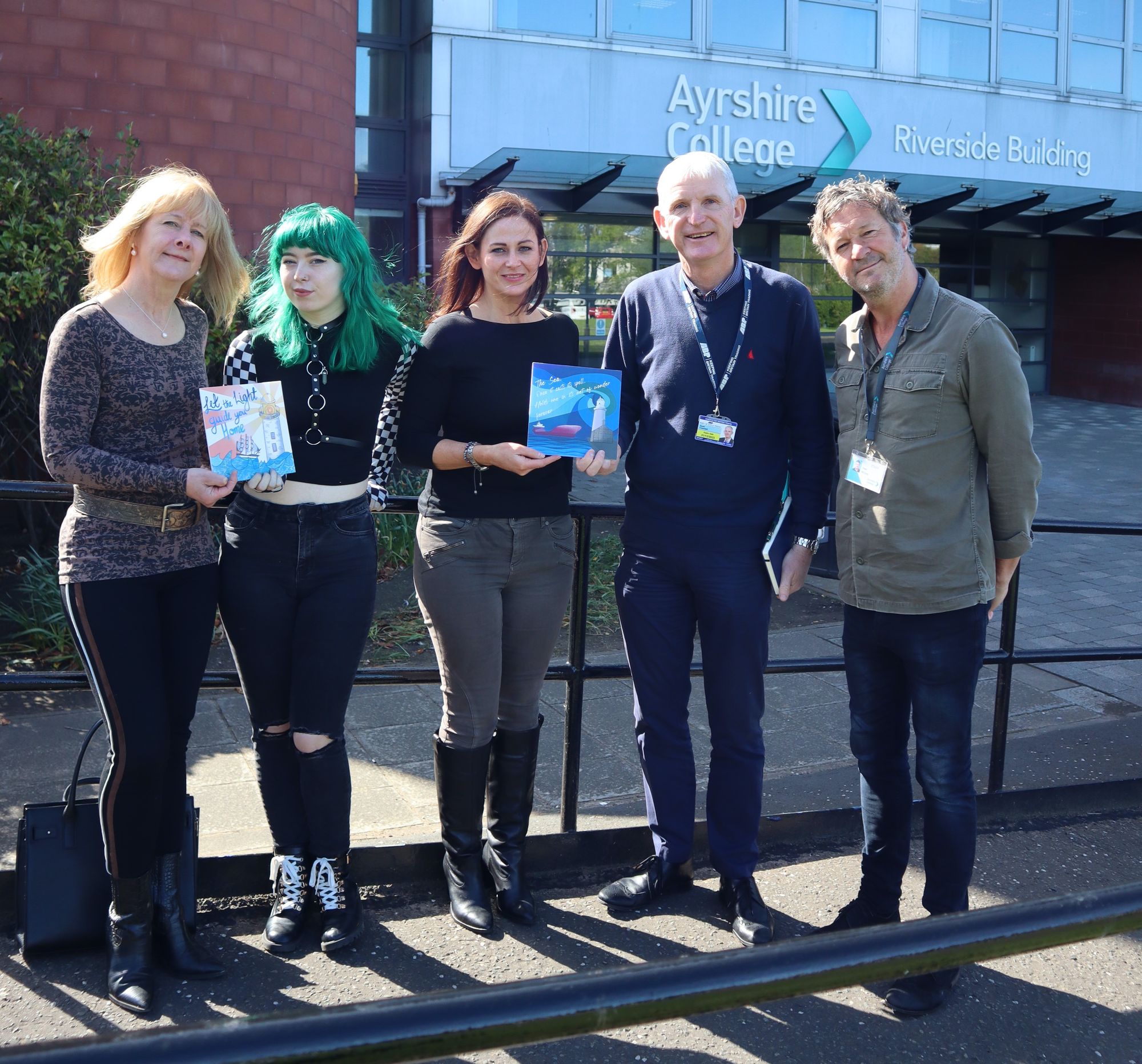 Ayrshire students will see artwork displayed at Ayr harbour