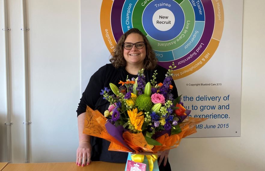 Shropshire care co-ordinator celebrates decade of service
