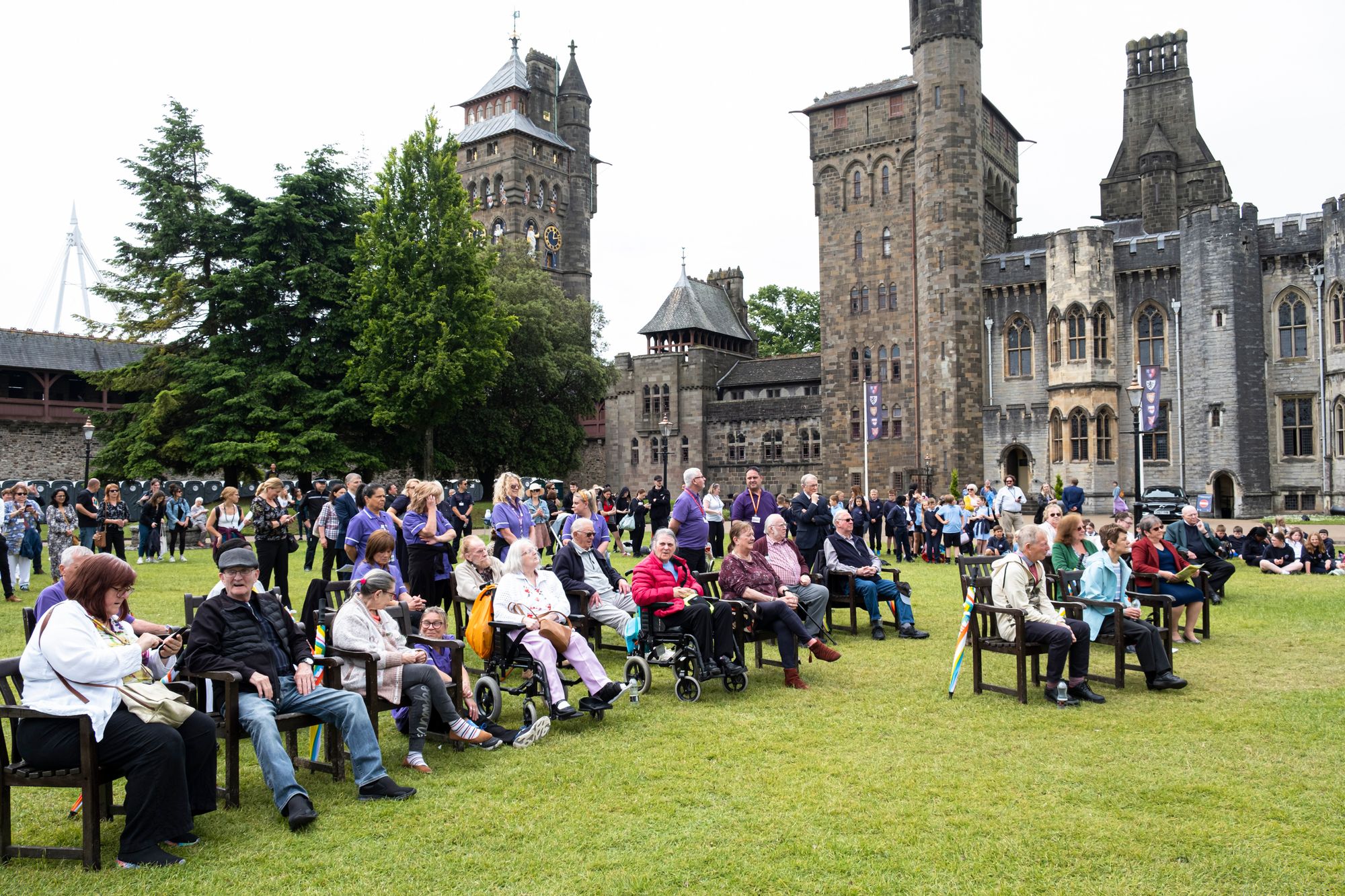 Age-friendly launch party held at Cardiff Castle to mark global network membership