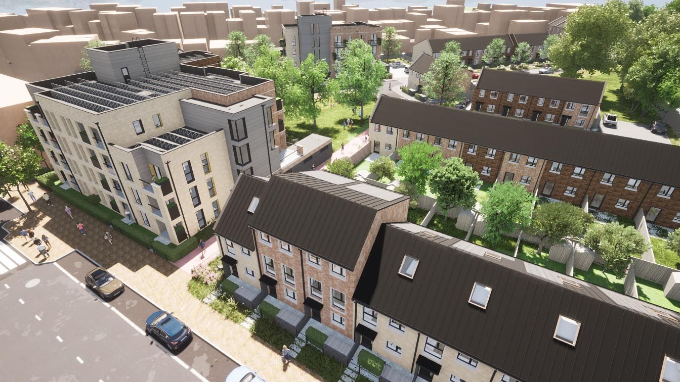 Over 100 energy-efficient homes planned for Cardiff hospital site