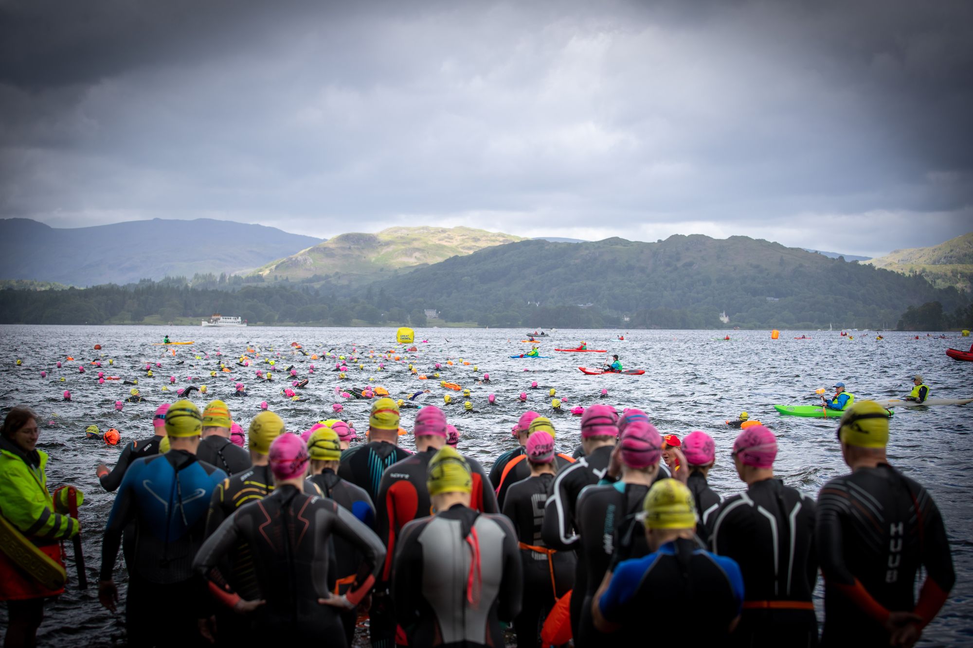 Great North Swim makes huge splash despite conditions