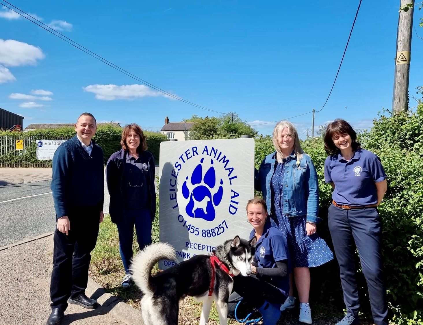 Leicestershire MP pays visit to Animal Aid