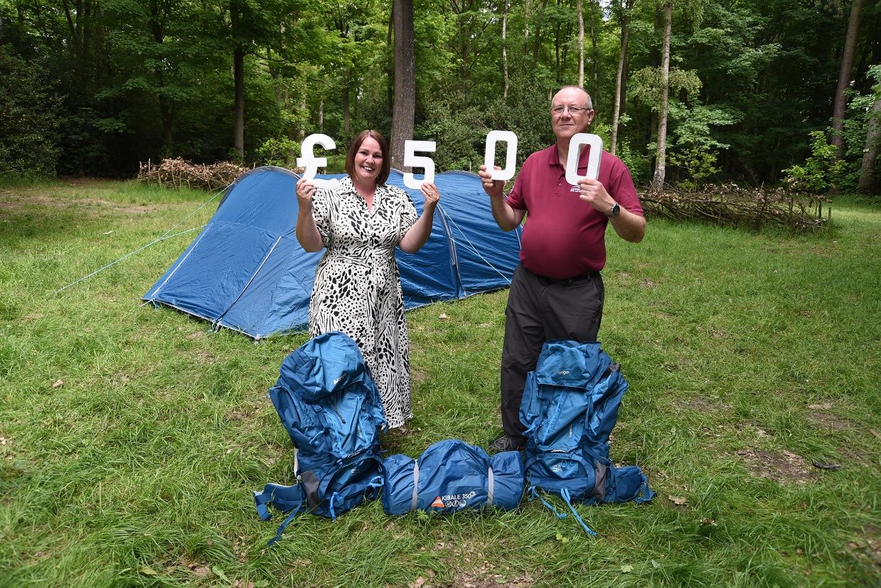 Oadby housebuilder provides equipment for scout group