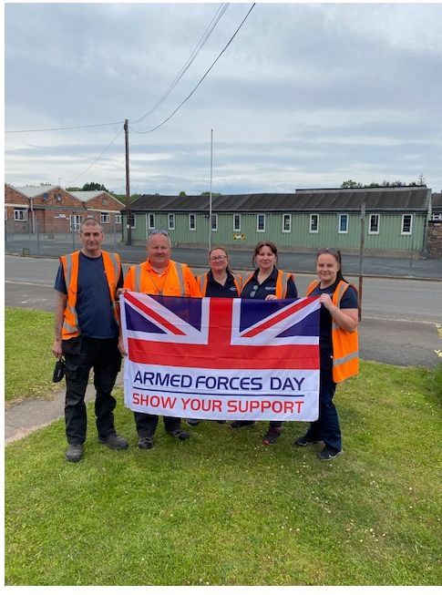 Staffordshire company flying the flag for Armed Forces Week