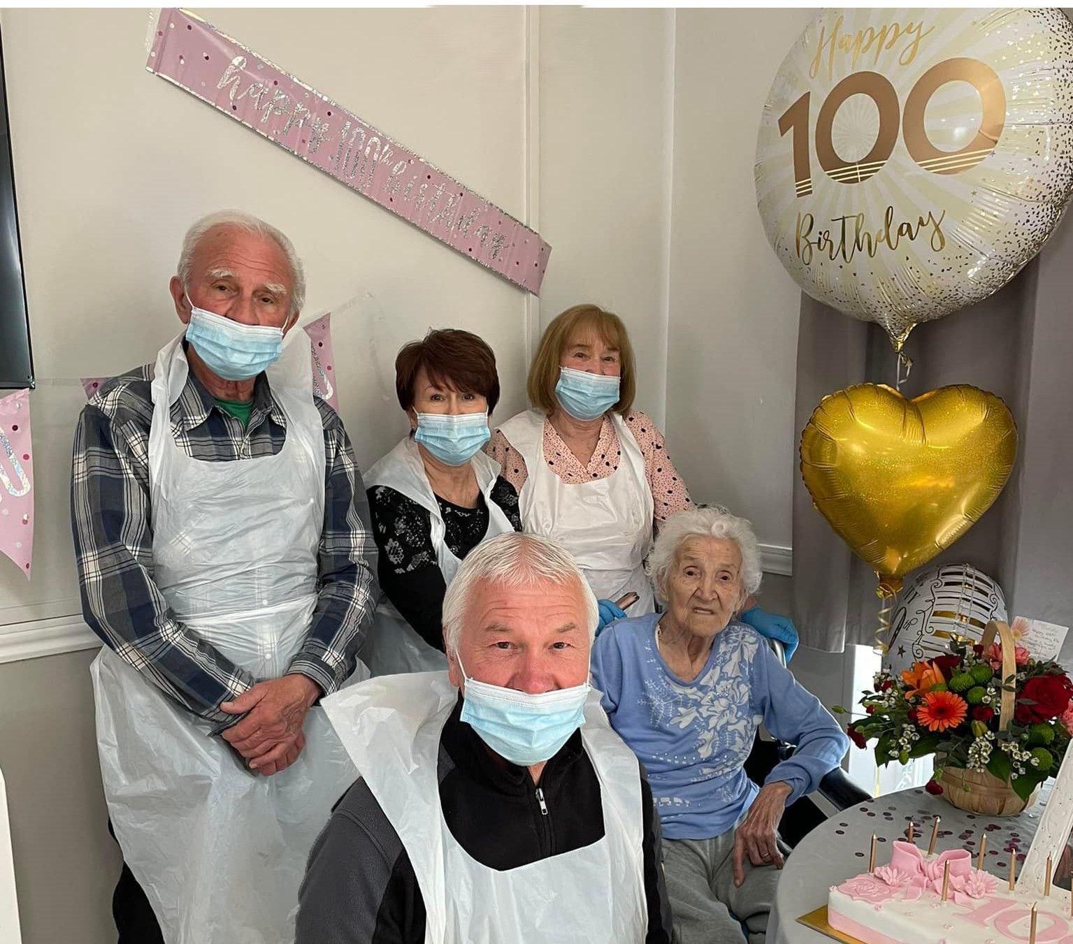 Basildon care home resident celebrates her 100th birthday