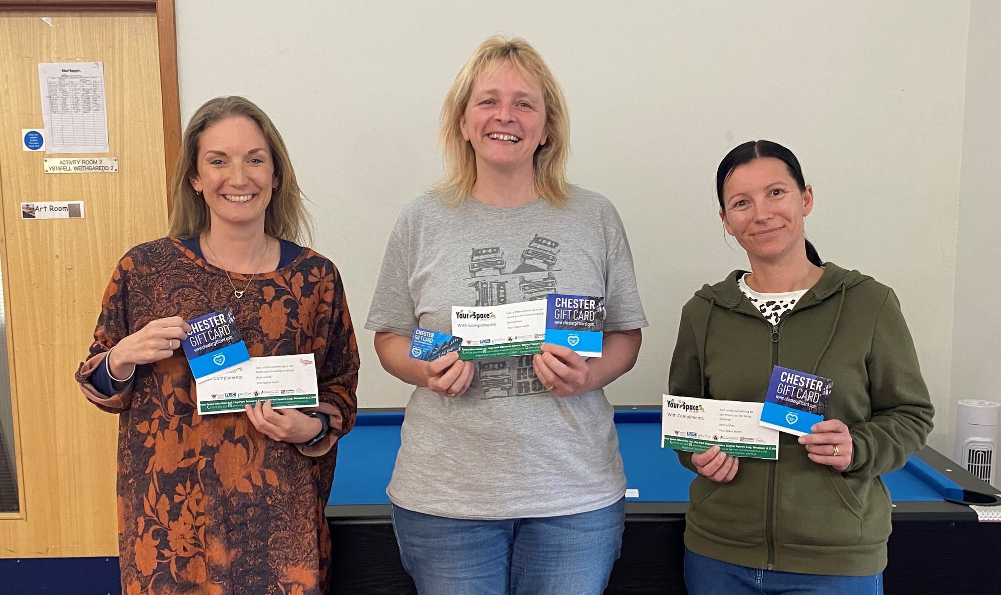 Llay based charity gives families gift card to support mental health and wellbeing