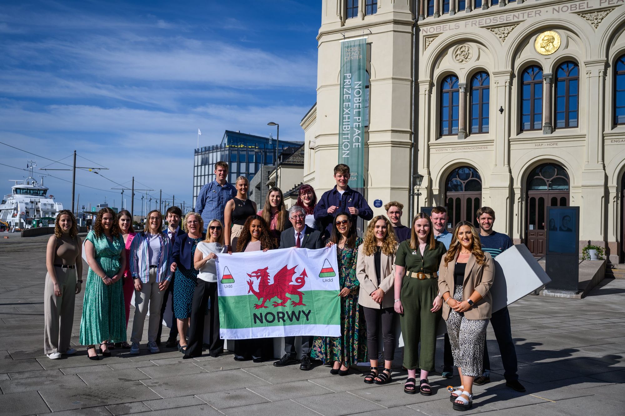 Urdd's centenary peace message receives support from all corners of the globe