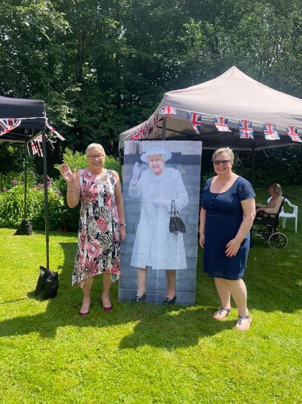 Rochdale care home get into Jubilee spirit with friends and family