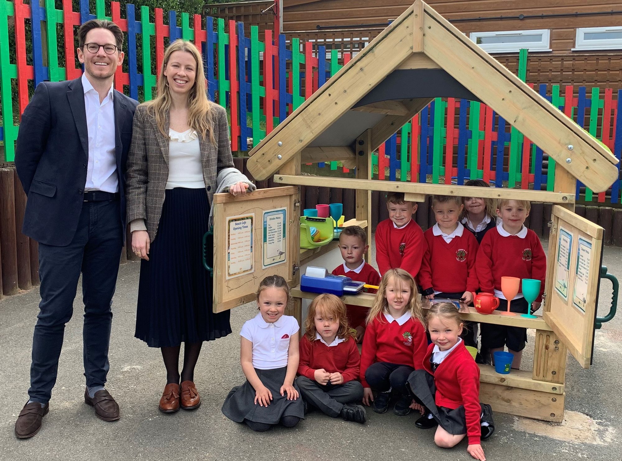 Grant donation helps Bishops Wood school buy new outdoor learning equipment