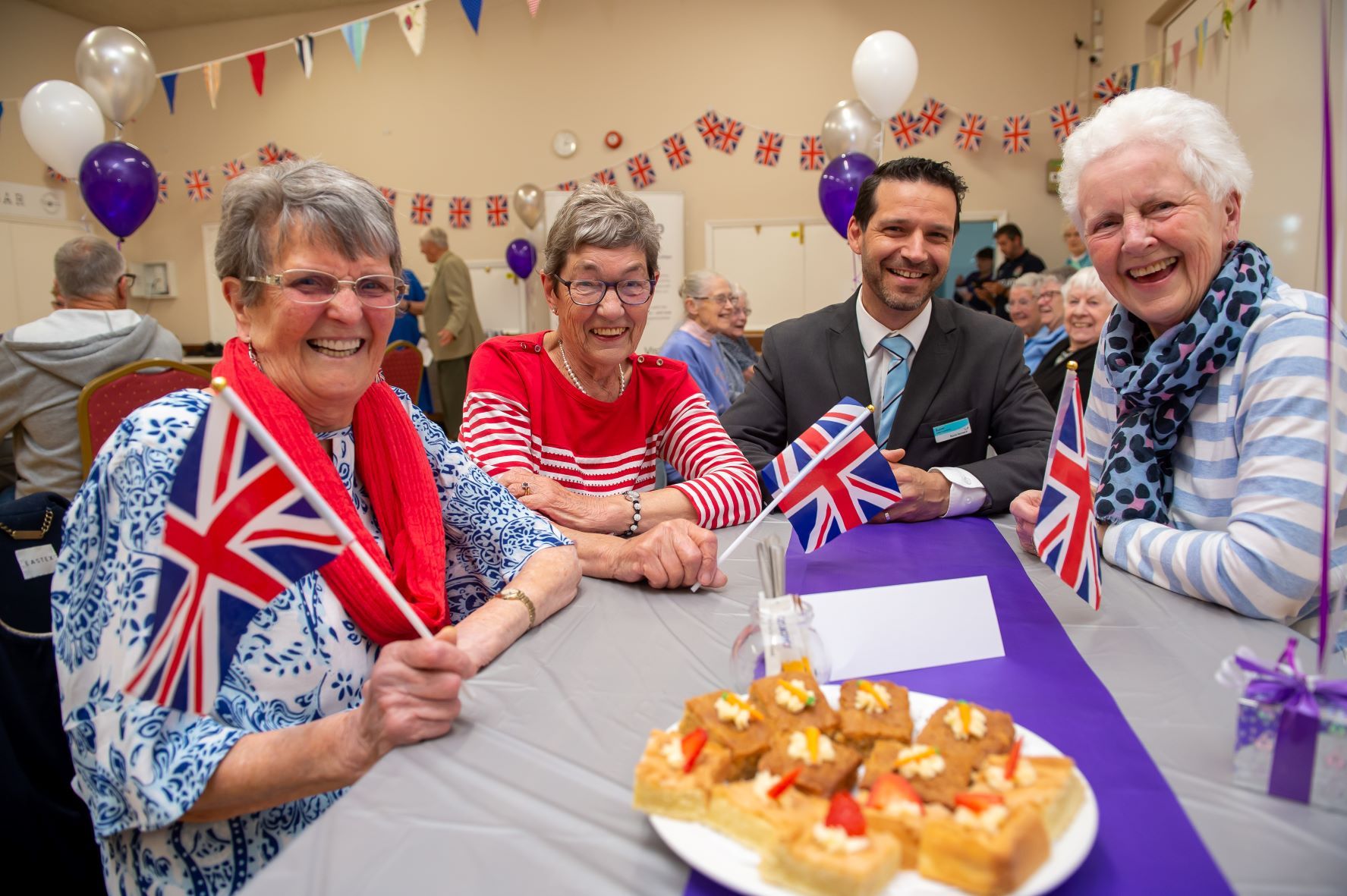 Thurston Lunch Club enjoys Platinum Jubilee afternoon tea