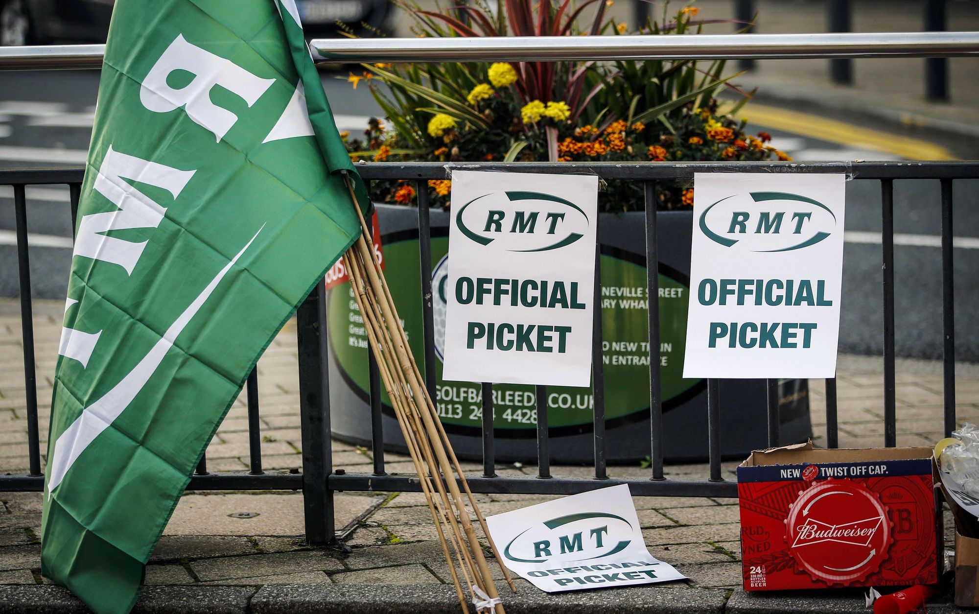 What is each train operator planning to do during the rail strikes?