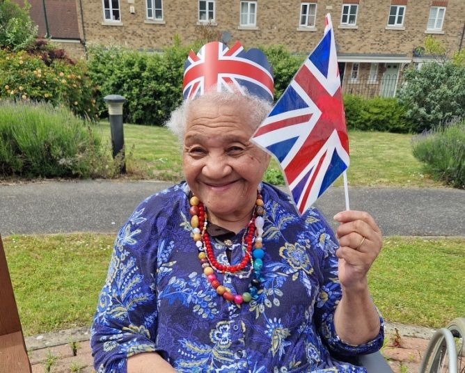 Peterborough care home hosts right Royal garden party