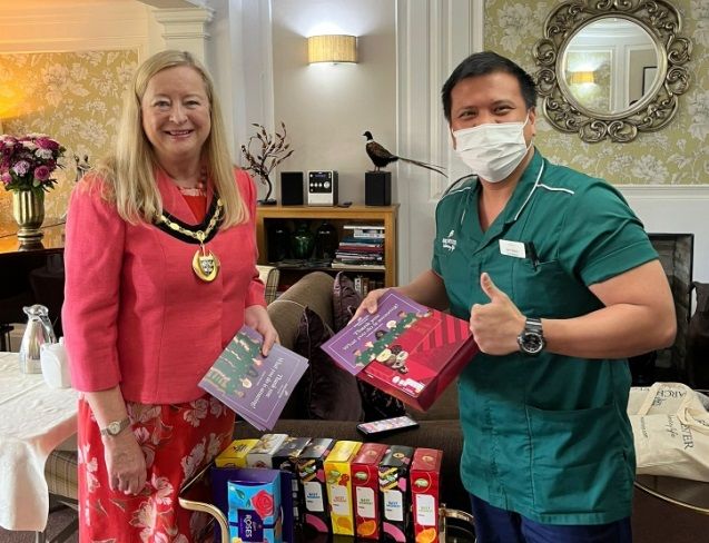Surrey council chair visits Reigate Beaumont care home