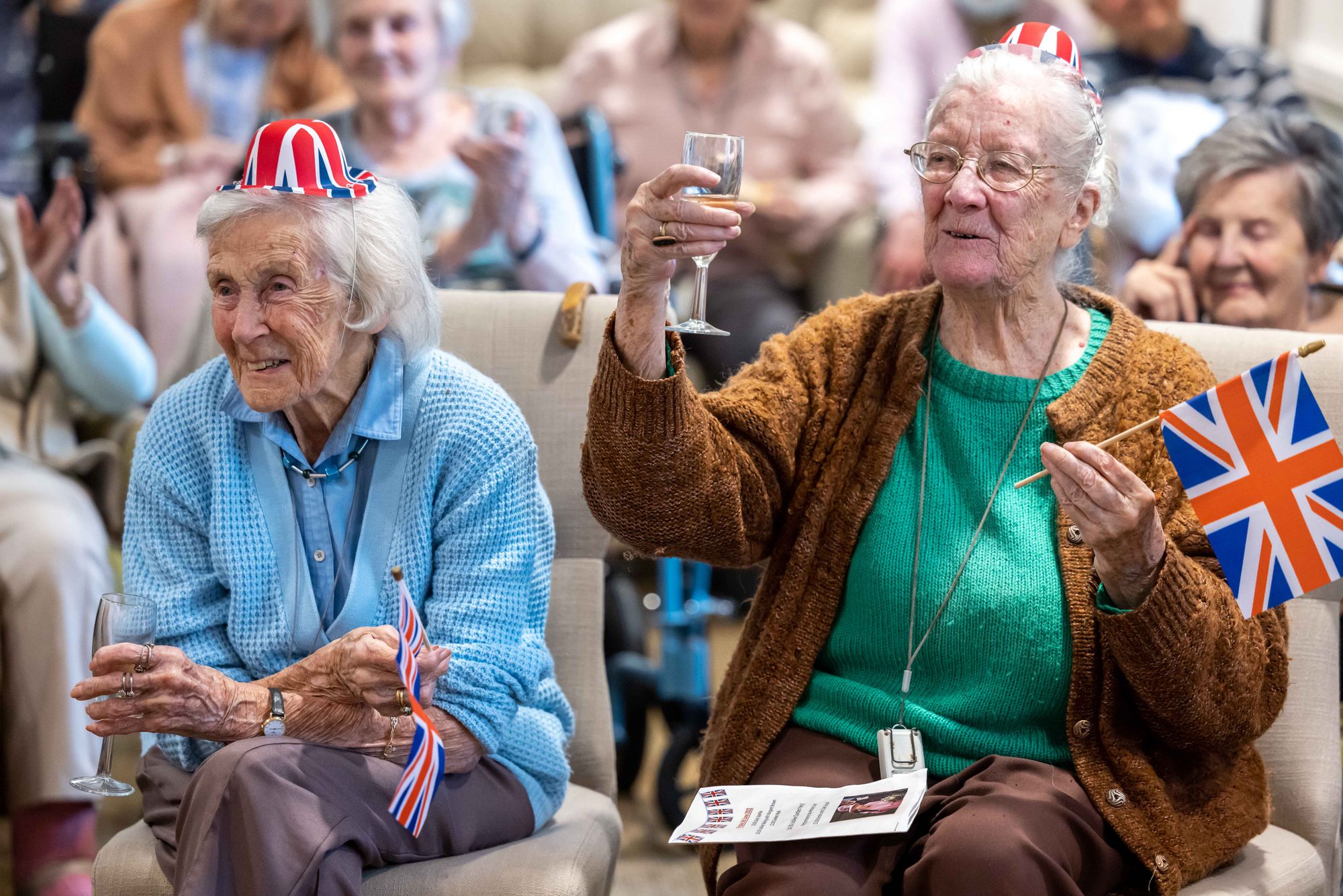 Hale care home residents celebrate the Platinum Jubilee in style