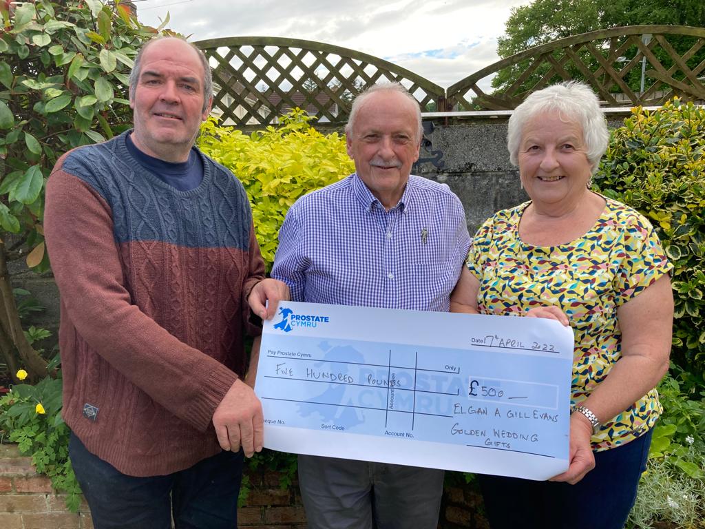 Llansteffan couple’s golden gift for Prostate Cymru