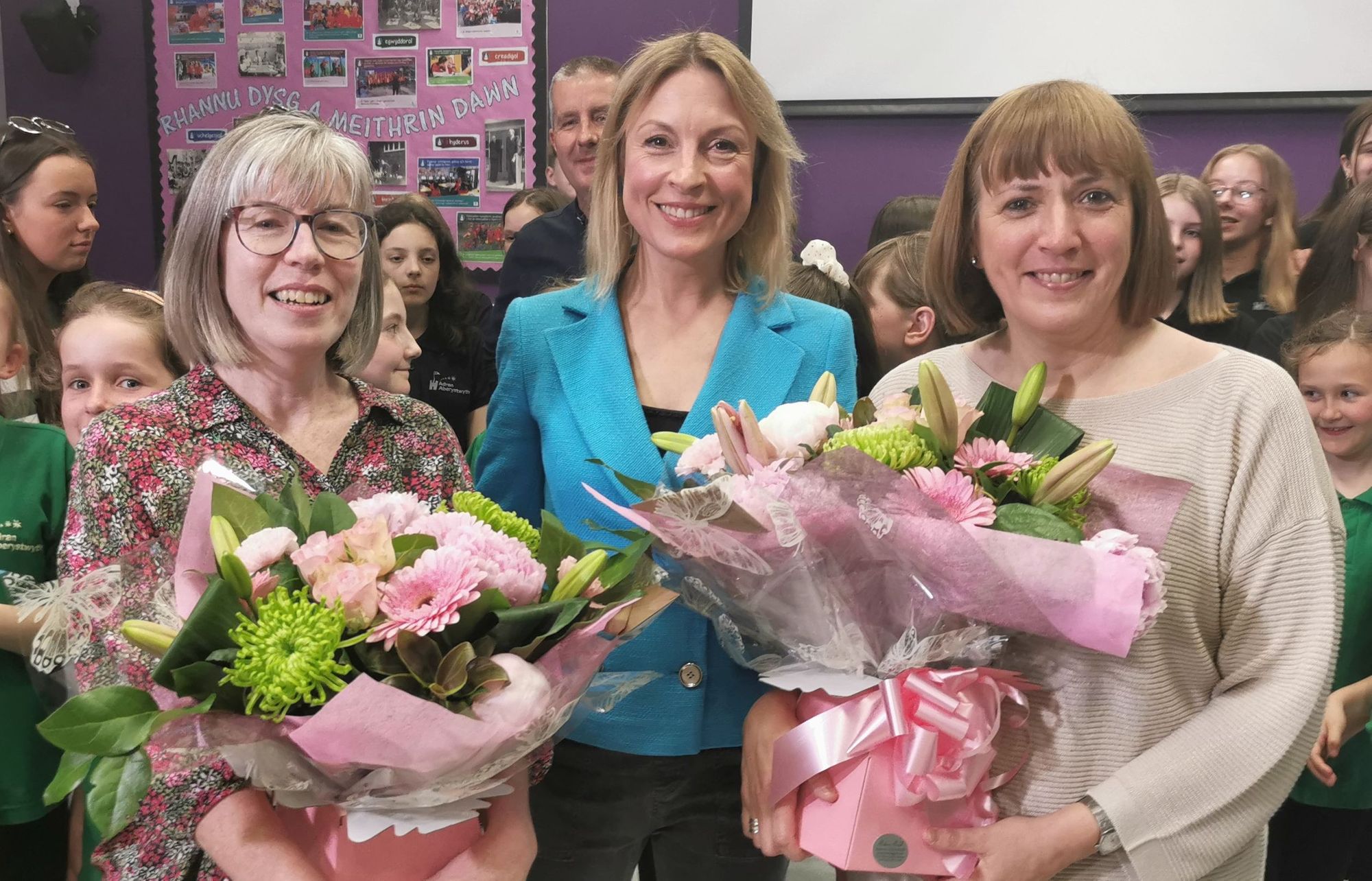 Aberystwyth volunteers receive prestigious Urdd award