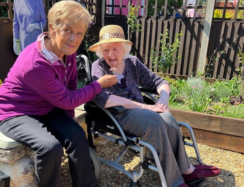 Sensory garden opened at Norwich care home to mark Platinum Jubilee