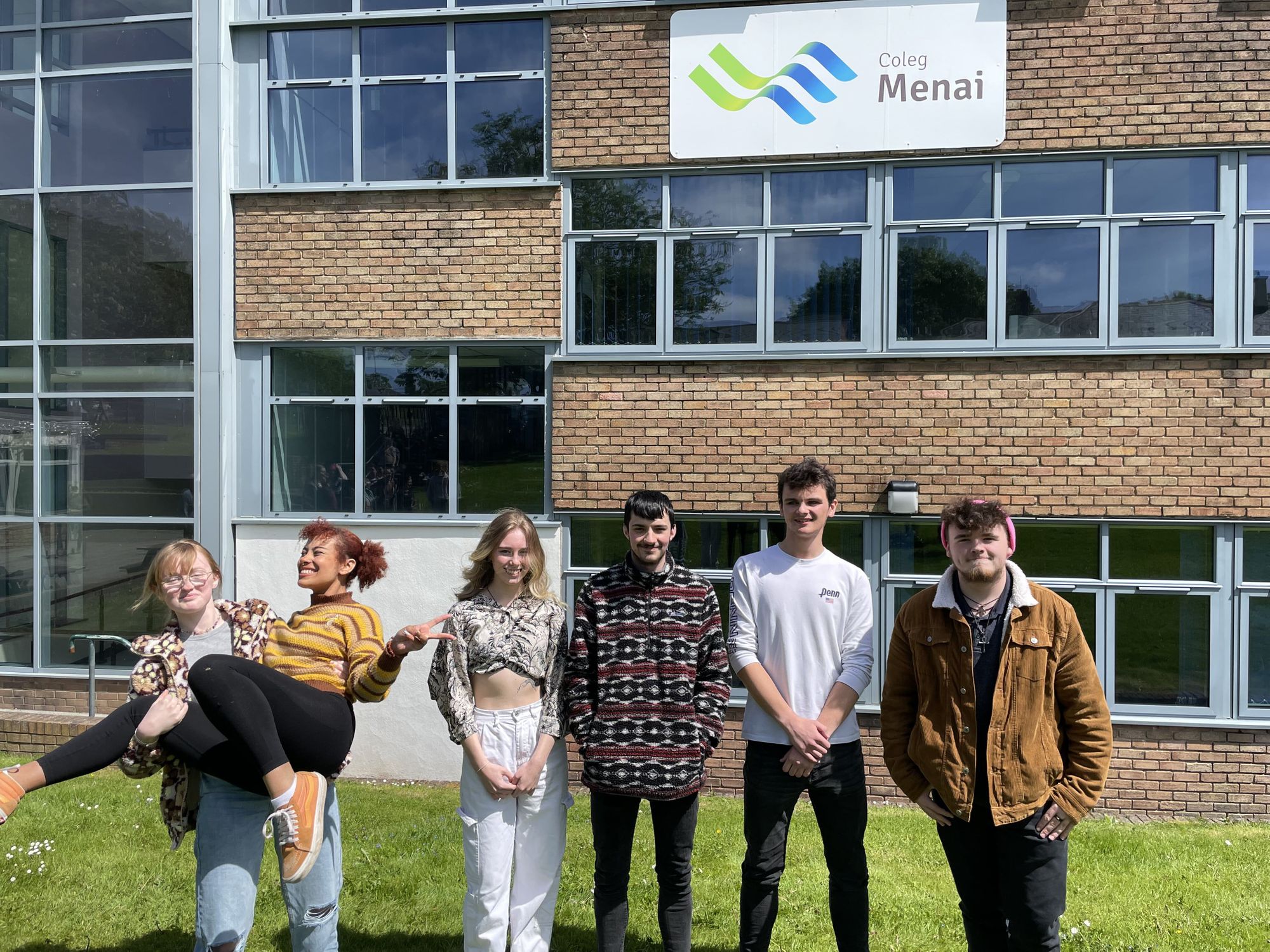 Llangefni science students celebrate completion of biomedical diploma