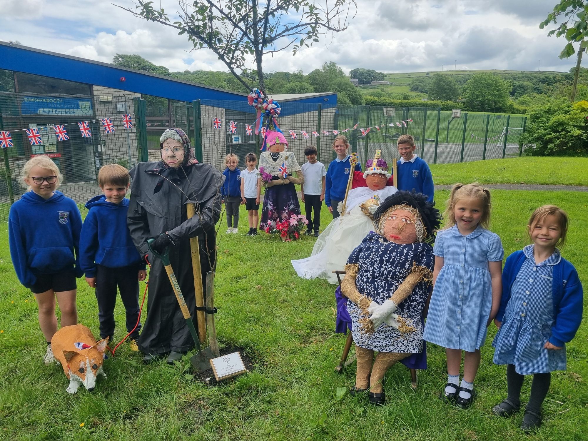 Village's Jubilee scarecrows raise over £300 for Rossendale Hospice