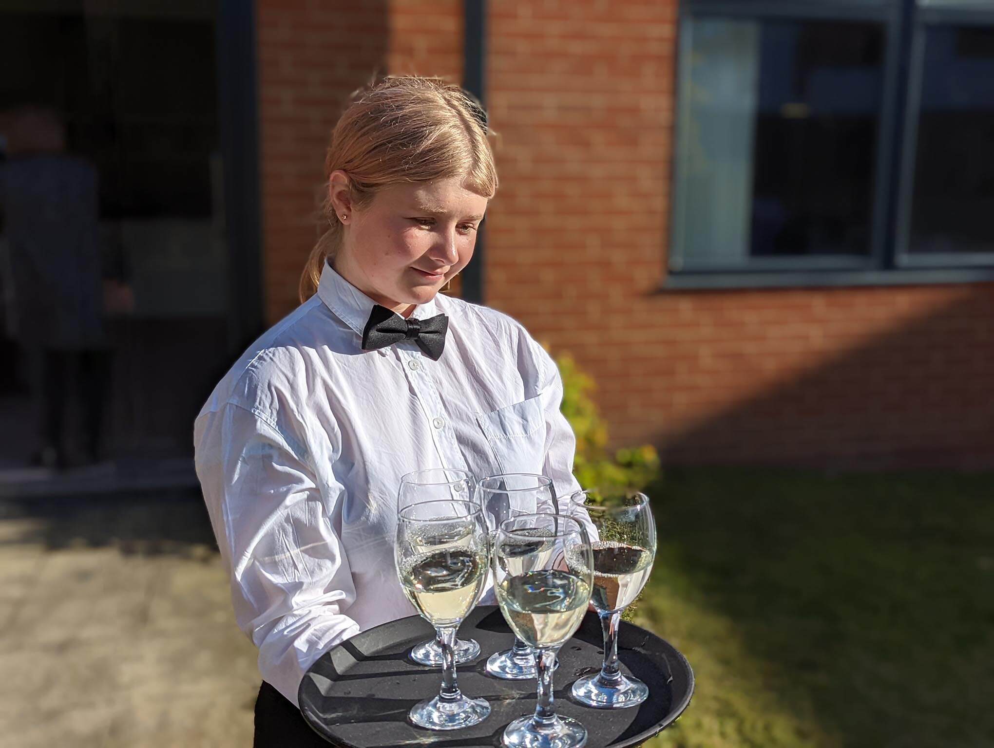 Restaurant guests wined and dined at Newbury College