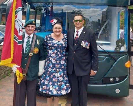 Anthea Turner joins The Not Forgotten's Godalming tour to support military personnel