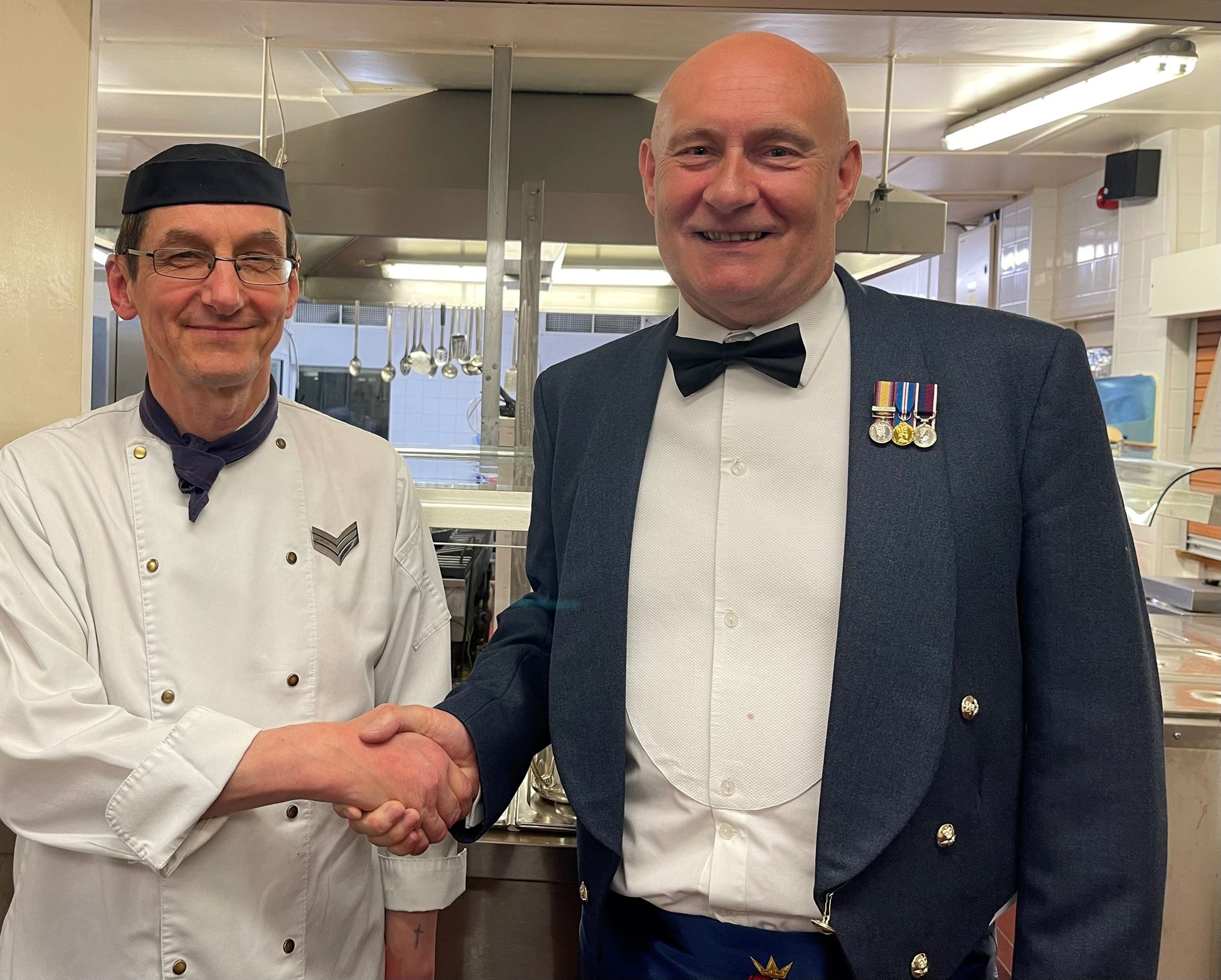 RAF Reserve Chef showcases talent at 611 Squadron event