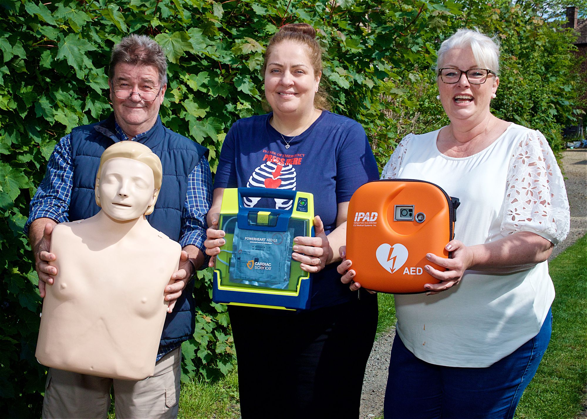 South Warwickshire couple follow fire drama with CPR community training day