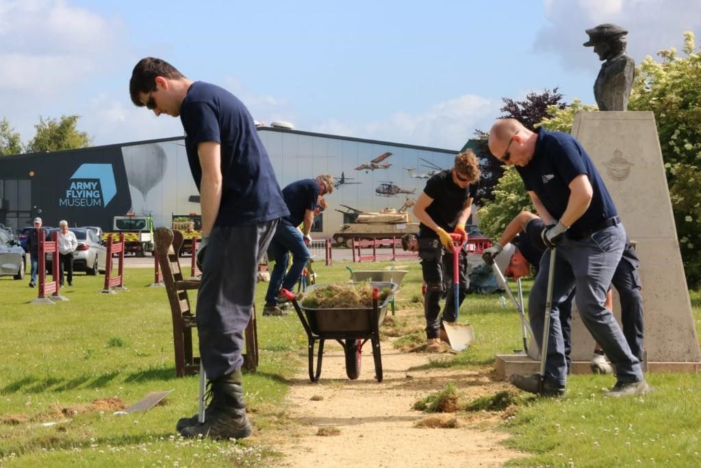 Hampshire Army Flying Museum gets a makeover from UK Power volunteers