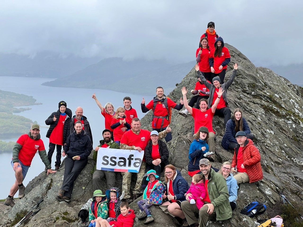 Man told he'd never walk again reaches summit of Ben A'an for Armed Forces charity