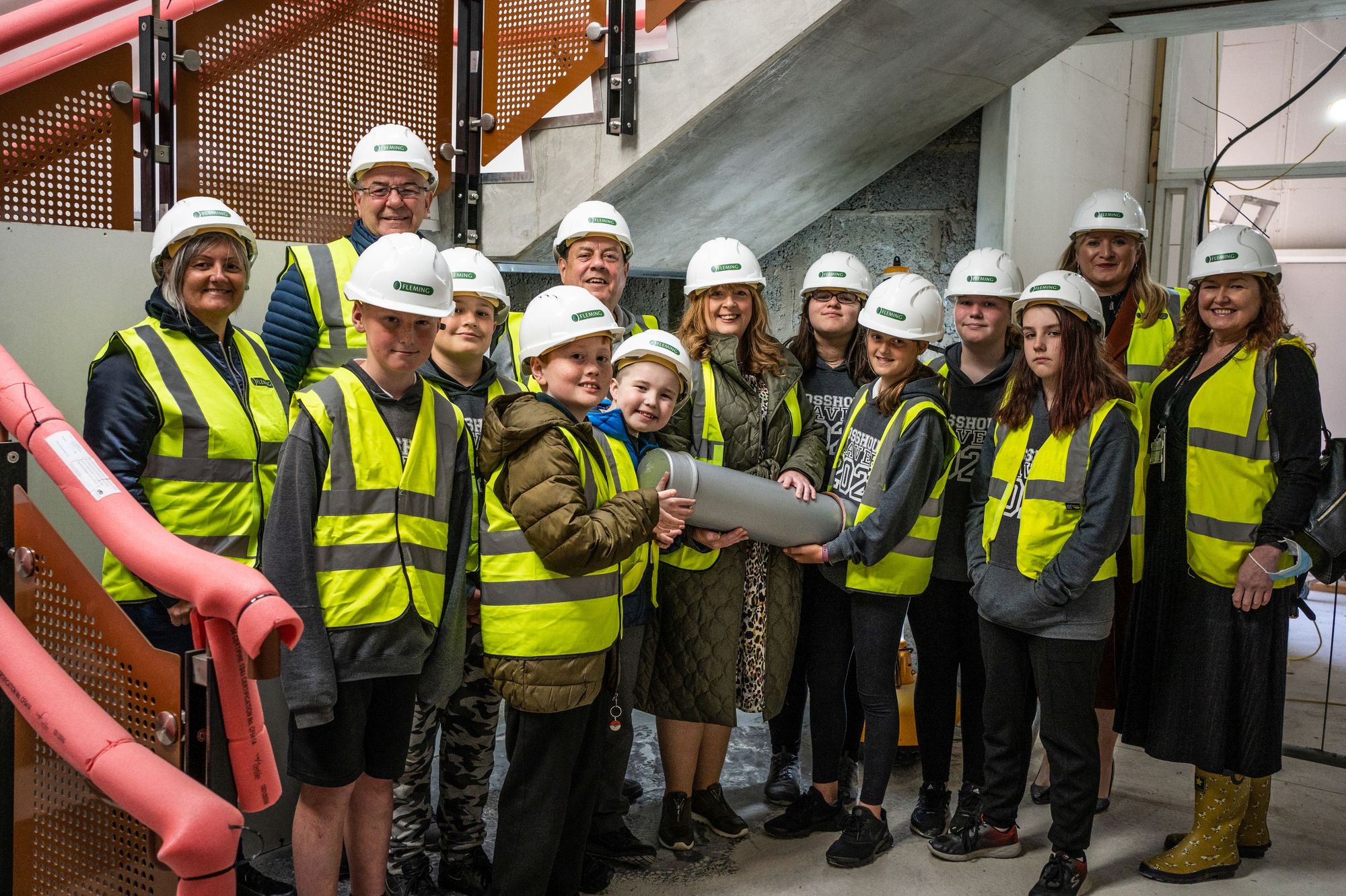 Time capsule ceremony at Crosshouse Primary and Communication Centre