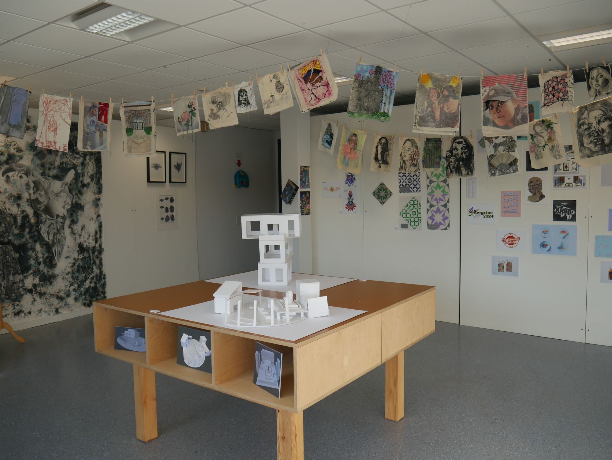 Visual arts work celebrated in an exhibition at Solihull Sixth Form College