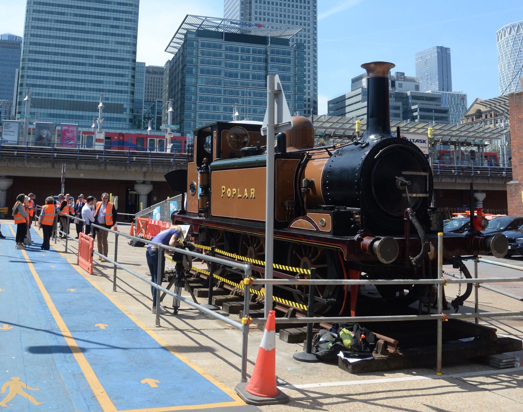 Victorian steam train returns to her London roots to lead educational events
