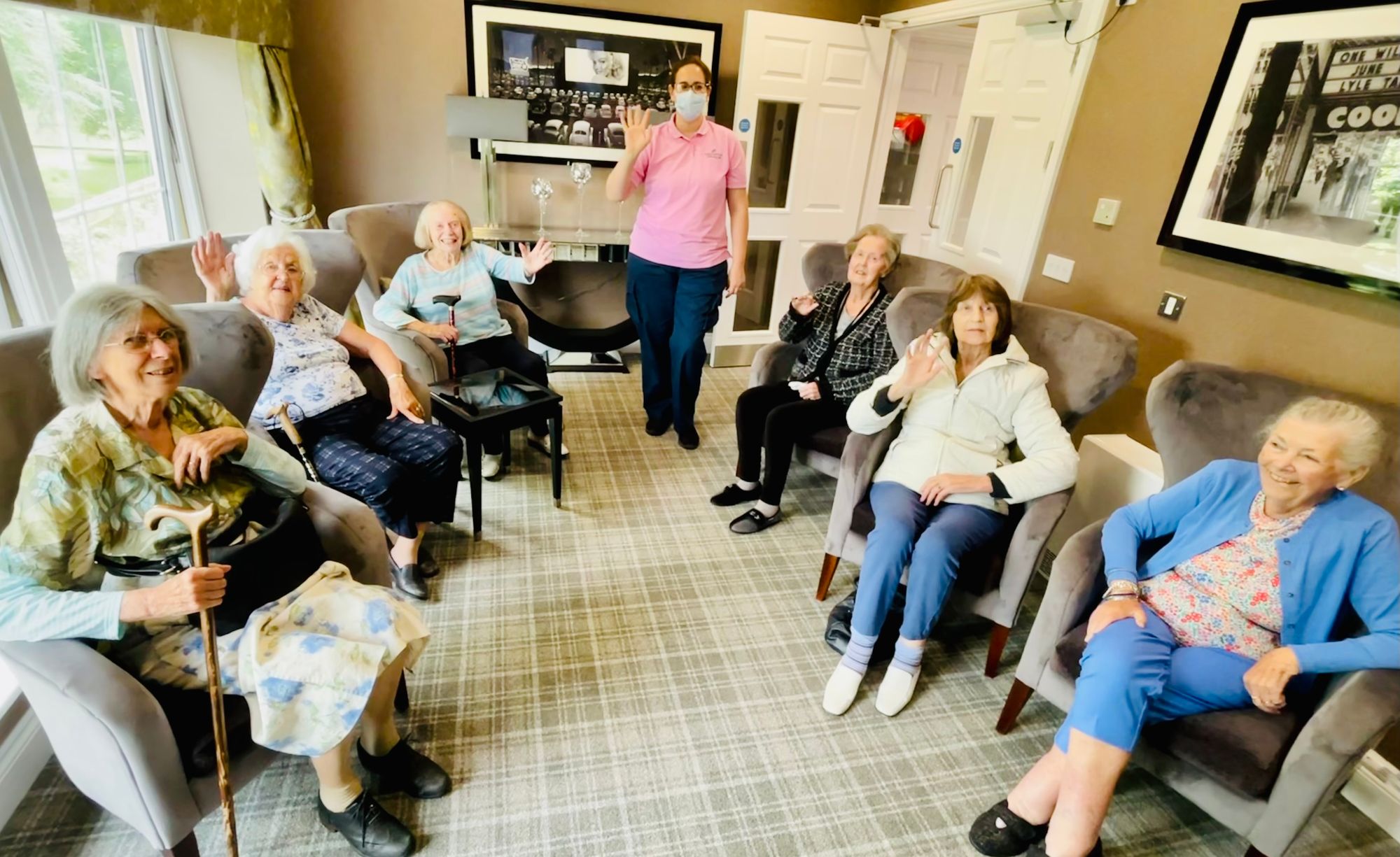 Sherborne care home residents meet Cliveden's Nancy InYourArea Community