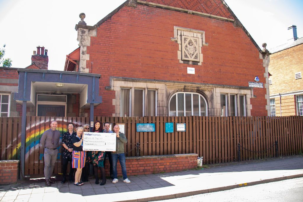 Housebuilder raises over £3,000 for Warrington charity with walking challenge