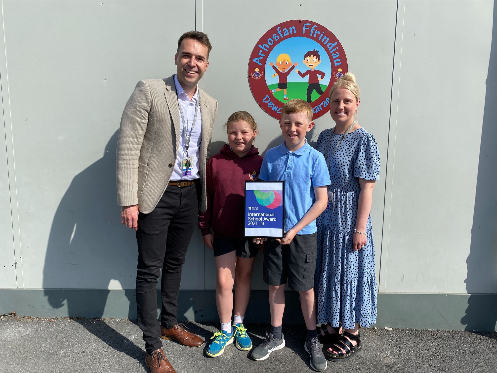 British Council International School Award success for Kidwelly’s Ysgol Gwenllian