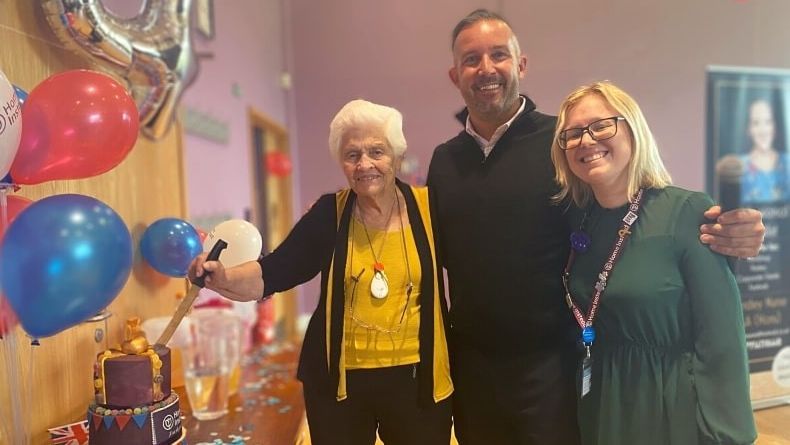 Leicestershire care clients celebrate firm's birthday over  Platinum Jubilee weekend