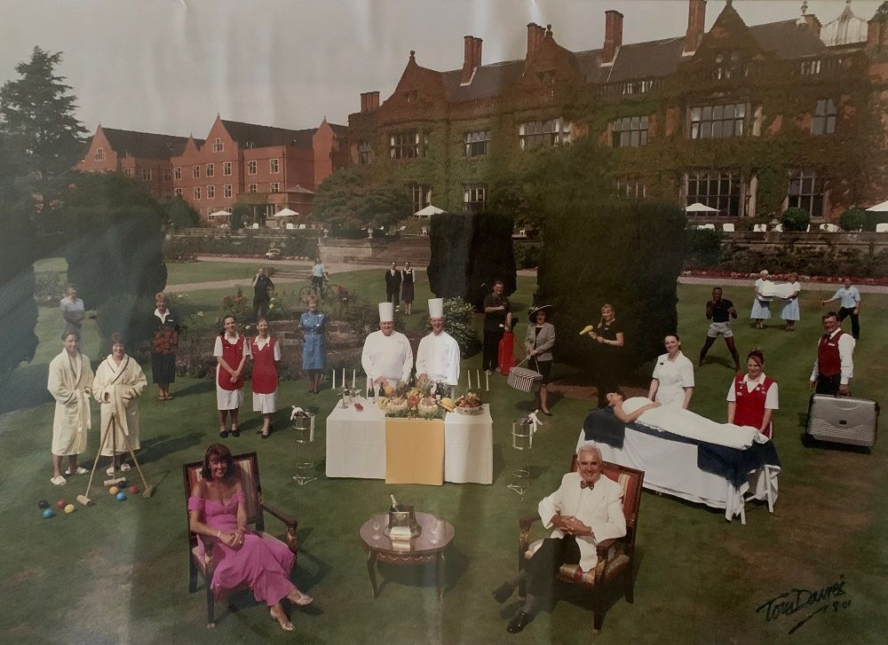 Staffordshire hall recreates staff photo to celebrate milestone anniversary