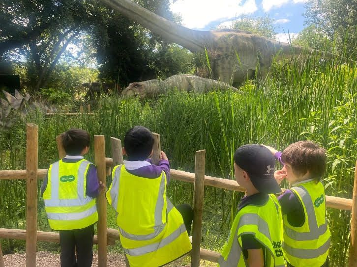 Castle Vale children try out being palaeontologists during a ROAR-some week