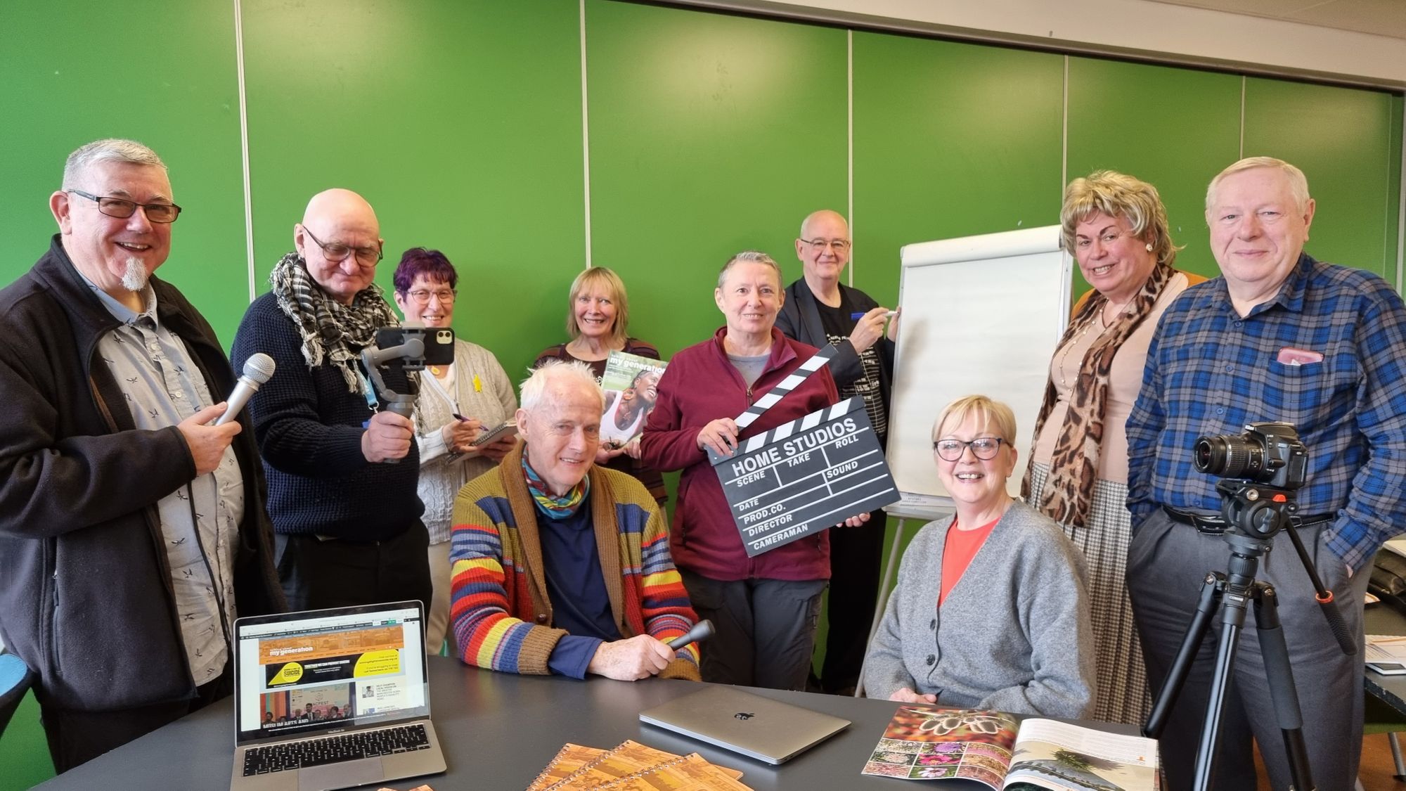 UK’s first older people’s led newsroom in Manchester wins The Queen’s Award for Voluntary Service