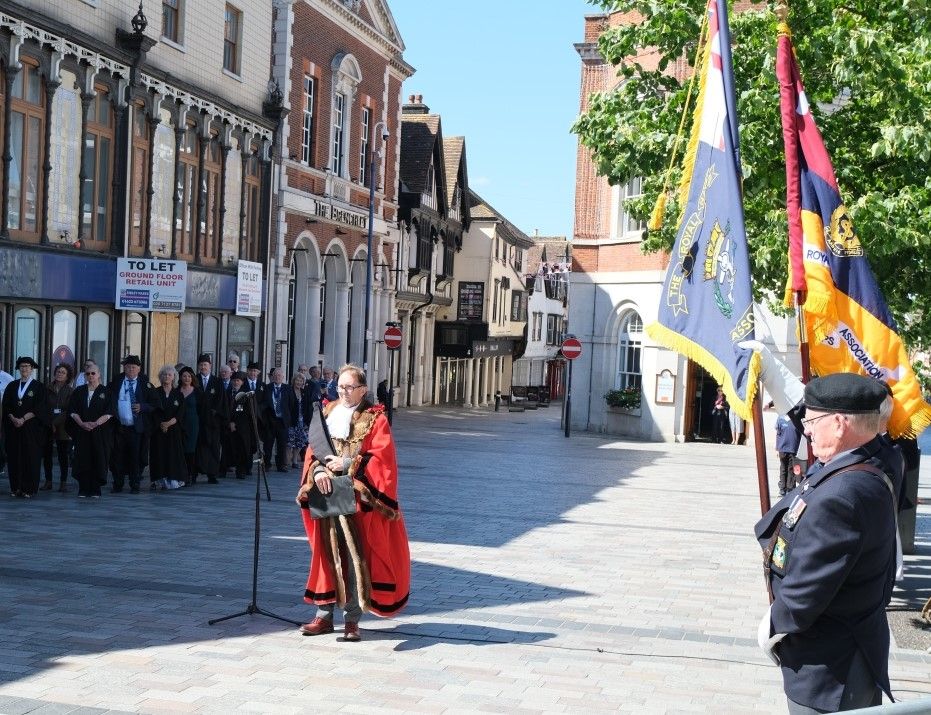 Maidstone Mayor raises the flag for Armed Forces Day