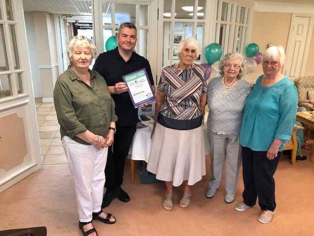 St David's Hospice: An outstanding fundraising achievement by Penrhyn Court residents