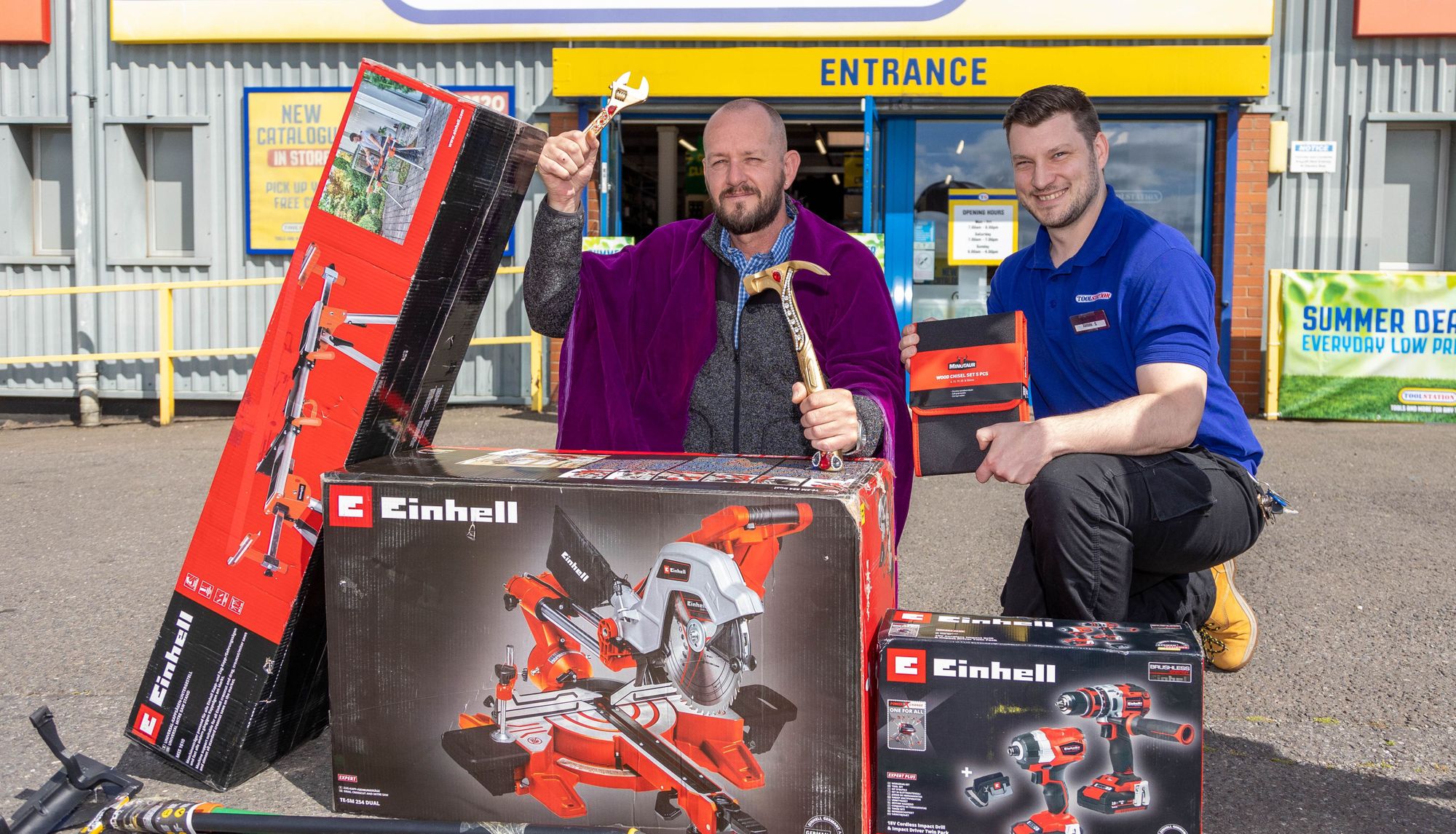 Leicestershire resident fends off 600 entries to win 'Heir to the Crown Tools' prize