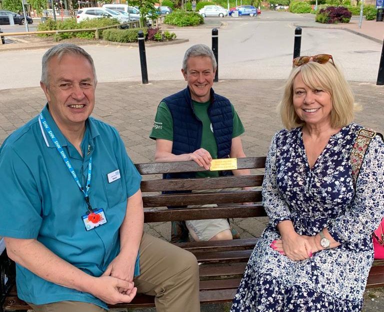 Chat bench encourages Sandbach community to come together