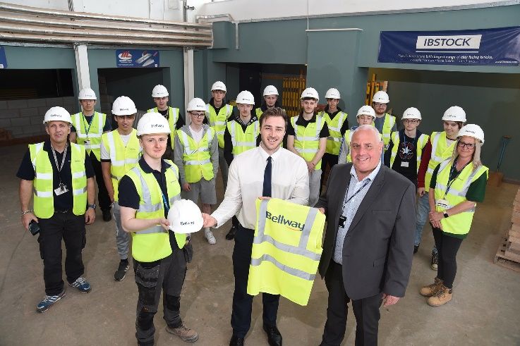 Tamworth-based housebuilder donates protective gear to college