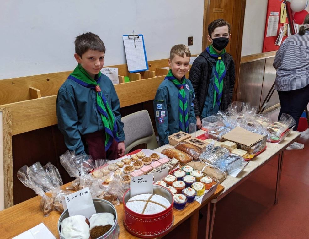 Record cash raised at return of Kyle and Carrick District Scout's coffee morning