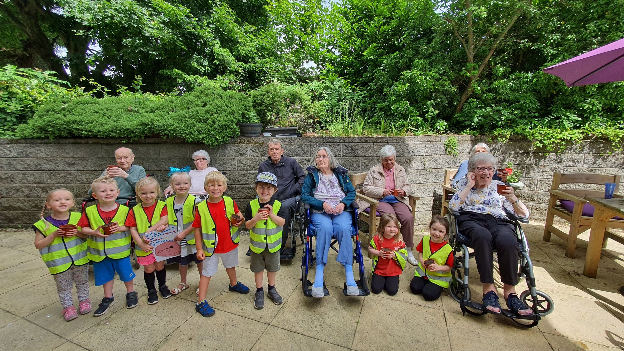 Friends of all ages reunited at Halstead care home